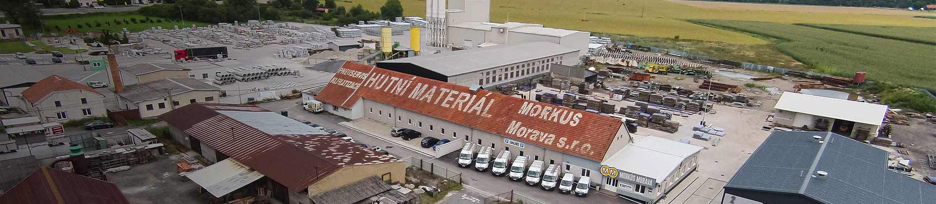 Výrobní podnik firmy Morkus Morava s.r.o. ve Slavíči u Hranic na Moravě