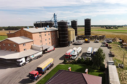 Výstavba 2ks smaltovaných sil na obilí Wroclaw