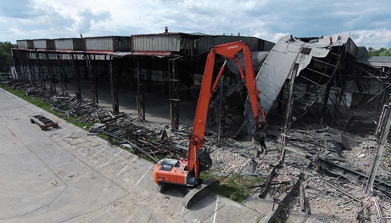 Demolice a likvidace hala Zetor Brno